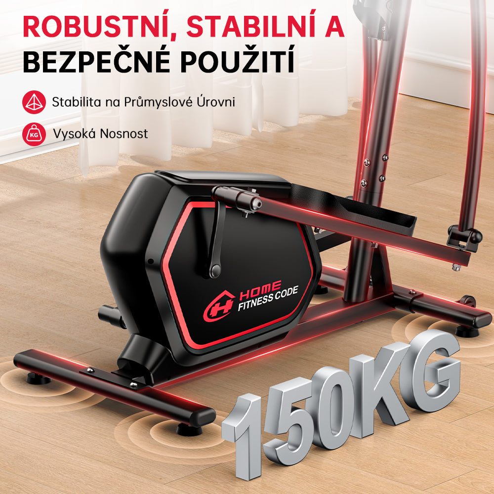 Eliptický Trenažér E200, 16 Úrovňový Magnetický Odpor