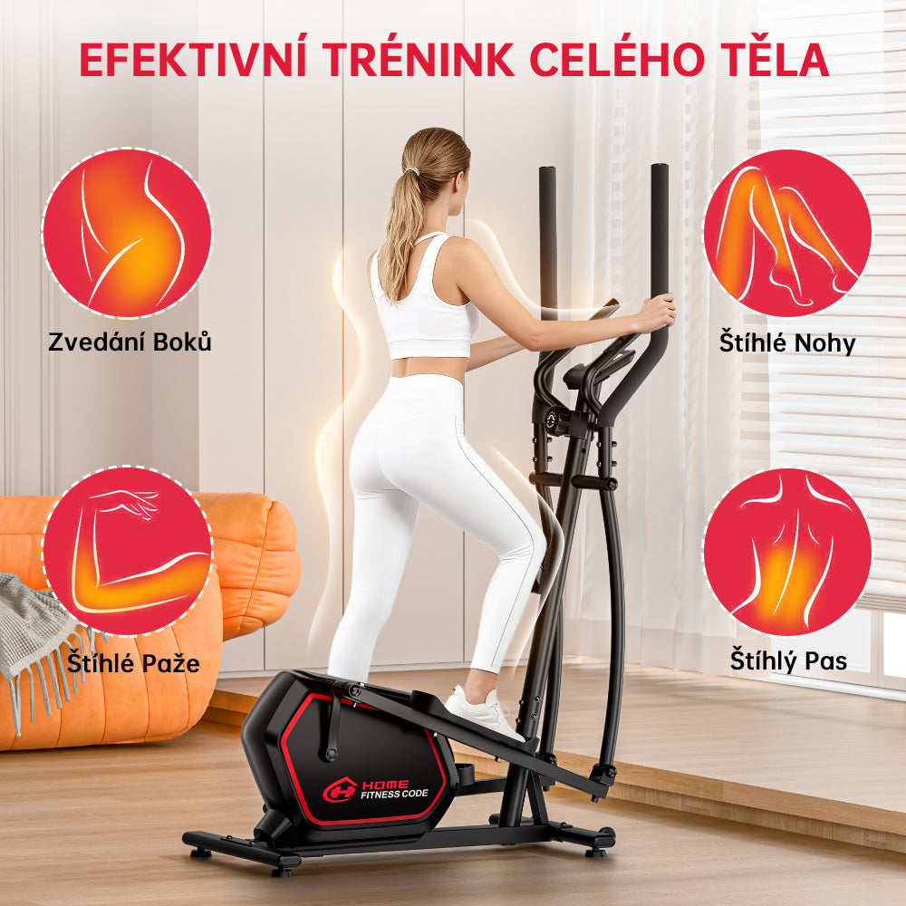 Eliptický Trenažér E200, 16 Úrovňový Magnetický Odpor
