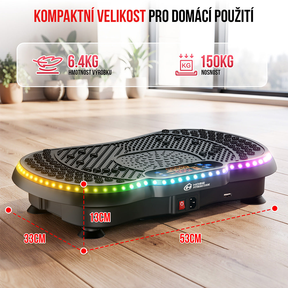Vibrační Deska C1, s LED Osvětlením
