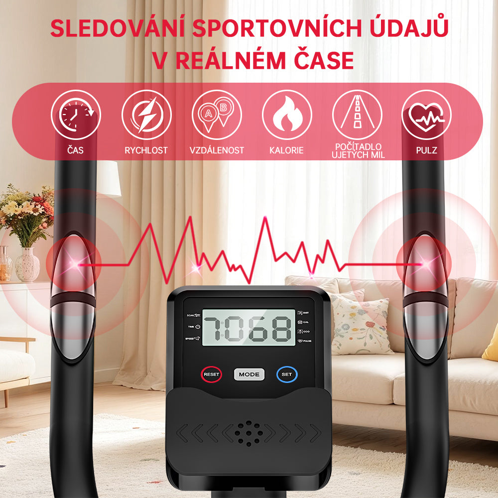 Eliptický Trenažér E200, 16 Úrovňový Magnetický Odpor