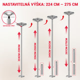 Výškově Nastavitelná Taneční Tyč