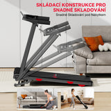 Skládací Běžecký Pás Q5 Pro s Bezkartáčovým Motorem, Rychlost 1–12 km/h, Automatický Sklon 15%