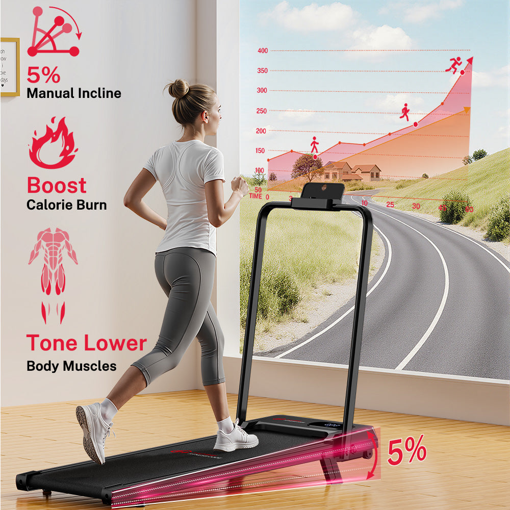 Běžecký Pás T7, Rychlost 1–6 km/h, Manuální Sklon 5 %