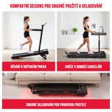 Skládací Běžecký Pás Y5 s Bezkartáčovým Motorem, Rychlost 1–10 km/h, Automatický Sklon 0 %–15 %