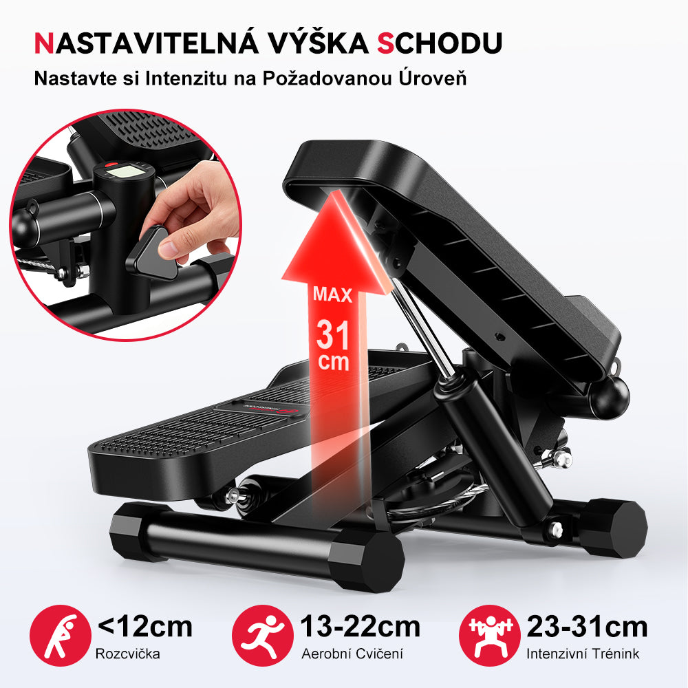 Mini Hydraulický Stepper s Odporovými Pásy