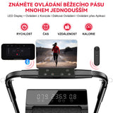 Běžecký Pás Q2 Pro s Bezkartáčovým Motorem, Rychlost 1-10 km/h, Manuální Sklon 5 % (Nová Verze)