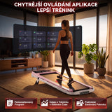 Běžecký Pás Q2 Pro s Bezkartáčovým Motorem, Rychlost 1-10 km/h, Manuální Sklon 5 % (Nová Verze)