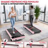 Běžecký Pás Q2 Pro s Bezkartáčovým Motorem, Rychlost 1-10 km/h, Manuální Sklon 5 % (Nová Verze)