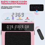 Běžecký Pás Q2 Pro s Bezkartáčovým Motorem, Rychlost 1-10 km/h, Manuální Sklon 5 % (Nová Verze)