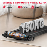Skládací Běžecký Pás Q8, Rychlost 1-12 km/h, Manuální Sklon 5 %