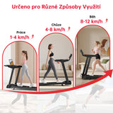 Skládací Běžecký Pás Q8, Rychlost 1-12 km/h, Manuální Sklon 5 %