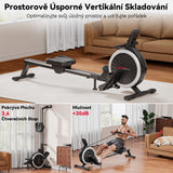 Magnetický Veslovací Trenažér, 16 Úrovní Odporu
