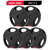 1 Palec Standardní Činkové Kotouče, 5 x 5KG