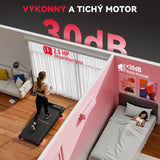 Běžecký Pás Z3 s Bezkartáčovým Motorem, Rychlost 1–6 km/h, Manuální Sklon 5 %