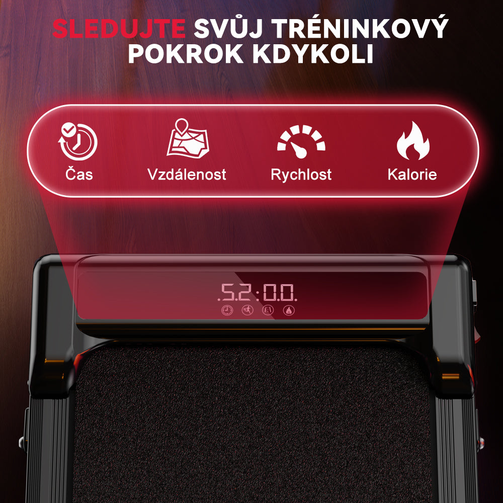 Běžecký Pás Z3 s Bezkartáčovým Motorem, Rychlost 1–6 km/h, Manuální Sklon 5 %