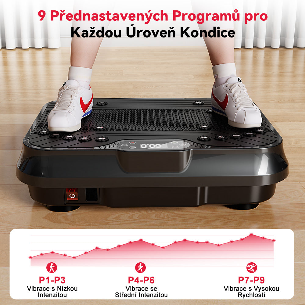Vibrační Deska F1, 250 Úrovní Intenzity