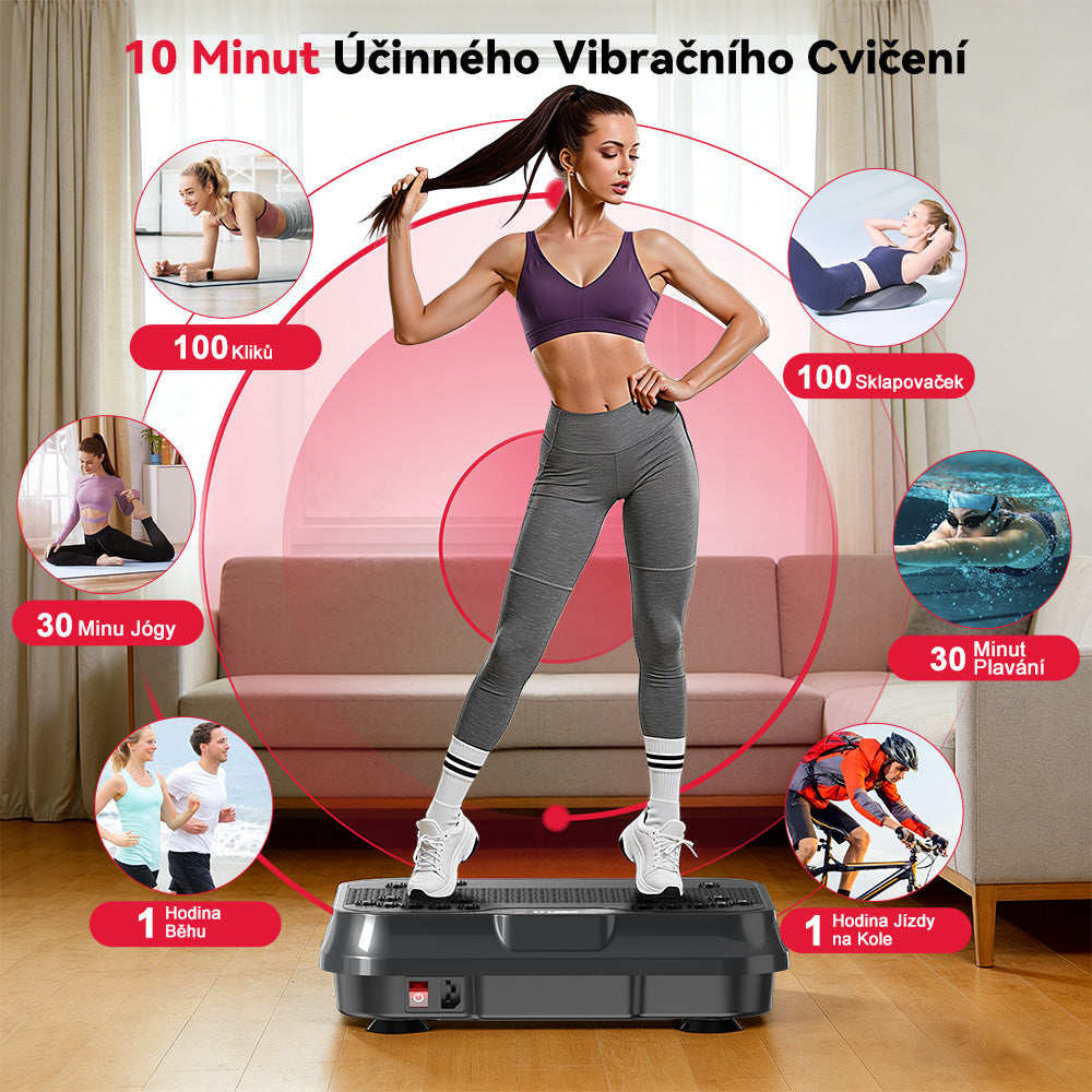 Vibrační Deska F1, 250 Úrovní Intenzity