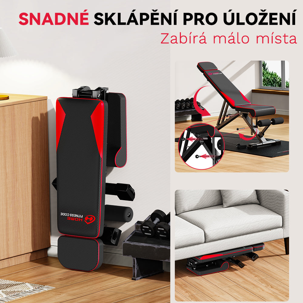 Skládací Posilovací Lavice C1, Více Nastavení