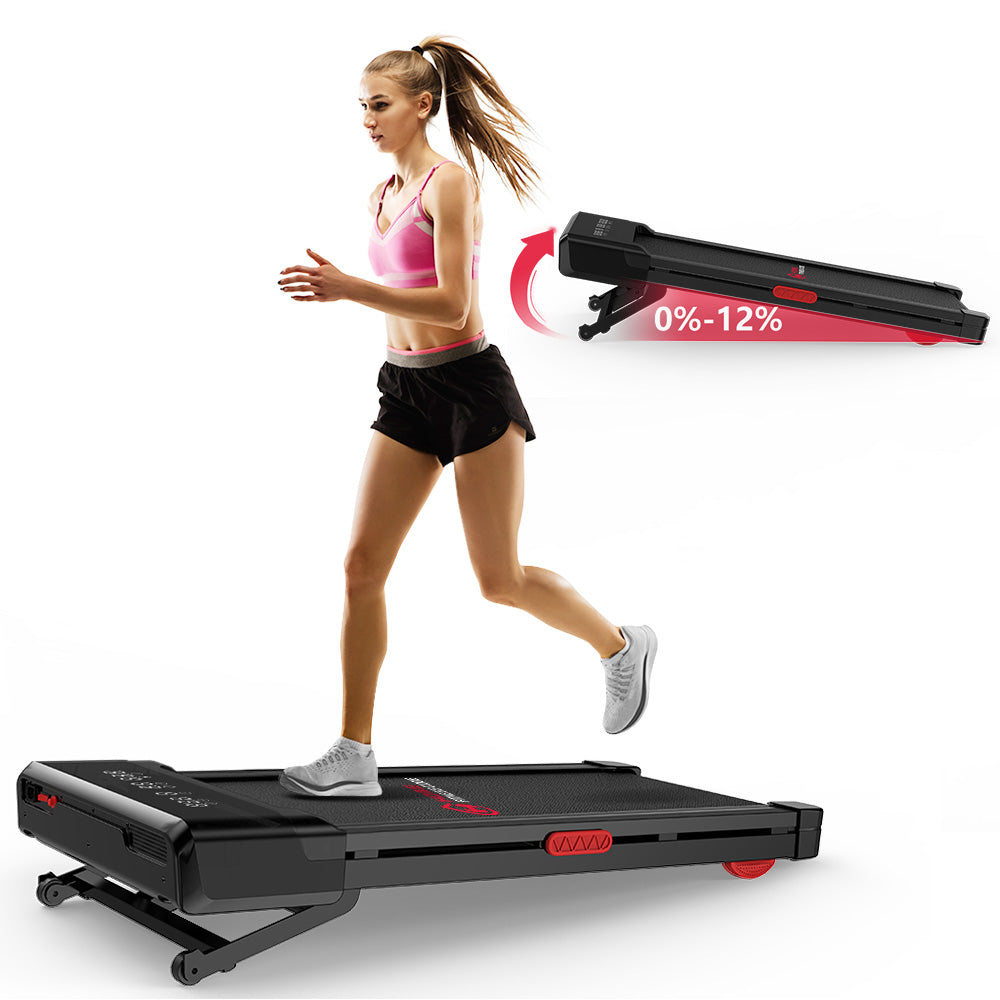 Běžecký Pás Y1 s Automatickým Sklonem 0-12%, Rychlost 1-10 km/h